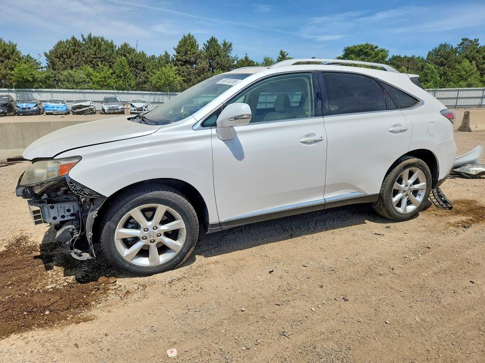 2010 Lexus Rx 350 VIN JTJZK1BA0A2000953 COPART salvage auction — FRONT END, IL - SALVAGE CERTIFICATE, sold $4,450 on 2026-07-21 (photo 1)
