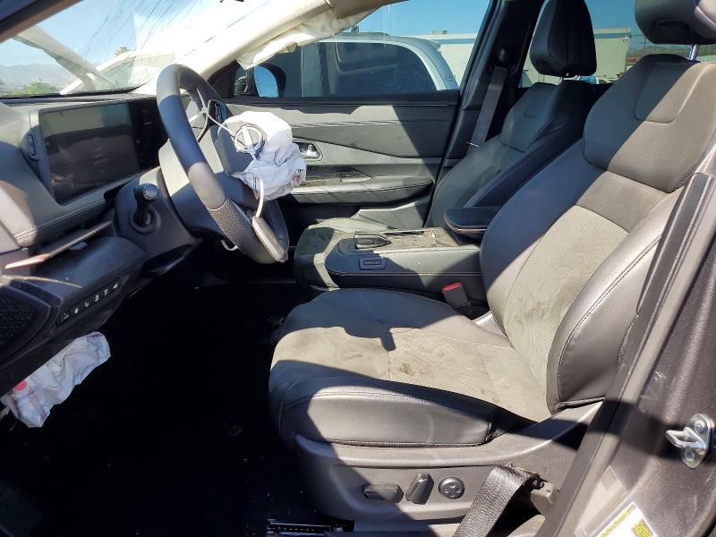 2025 Nissan Ariya VIN JN8BF0BE1SM464446 COPART salvage auction — FRONT END, Ca - Salvage Certificate, sold $5,500 on 2026-07-20 (photo 7)