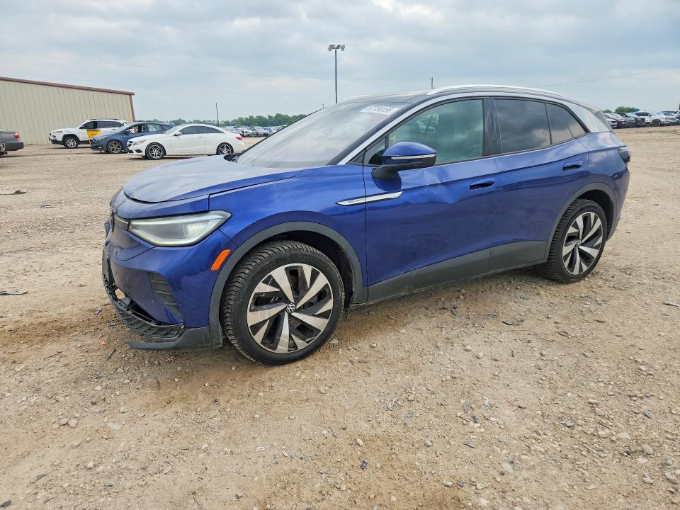 2022 Volkswagen Id.4 VIN WVGUNPE21NP070042 COPART salvage auction — WATER/FLOOD, Tx - Salvage Title-Flood Damage, sold $8,700 on 2026-08-05 (photo 1)