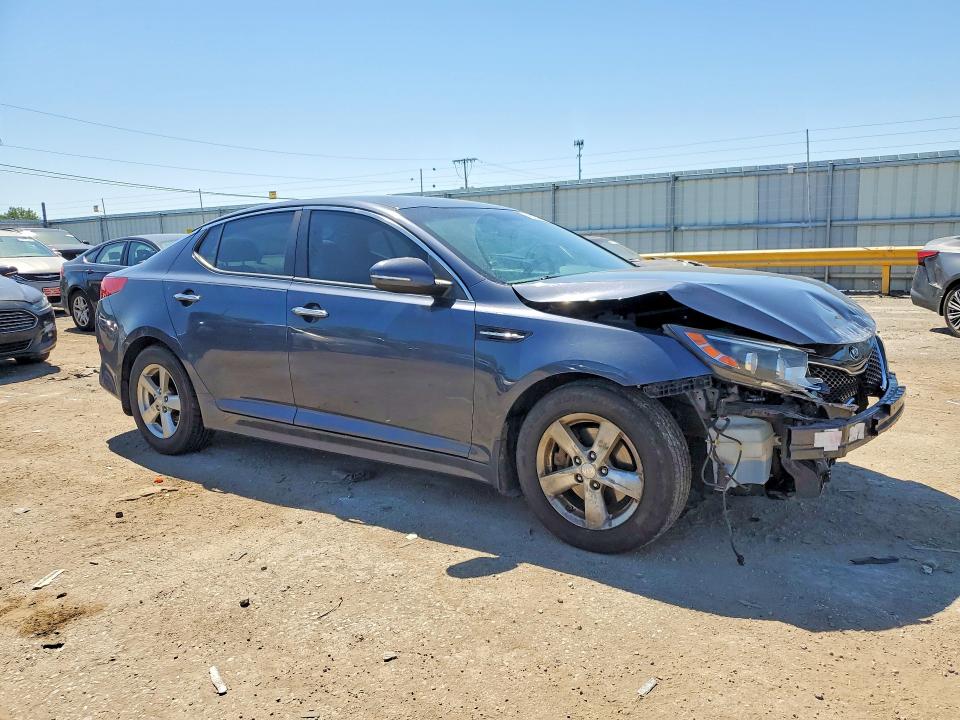 2015 Kia VIN KNAGM4A7XF5577181 COPART salvage auction — FRONT END, In - Cert Of Title-Salvage Title, sold $500 on 2026-07-06 (photo 4)