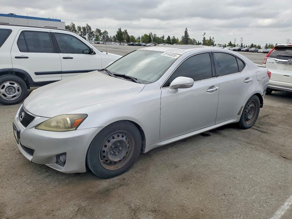 2011 Lexus Is VIN JTHBF5C29B5156155 COPART salvage auction — REAR END, Ca - App For Dup Clean Or Ac, sold $475 on 2026-07-16 (photo 1)