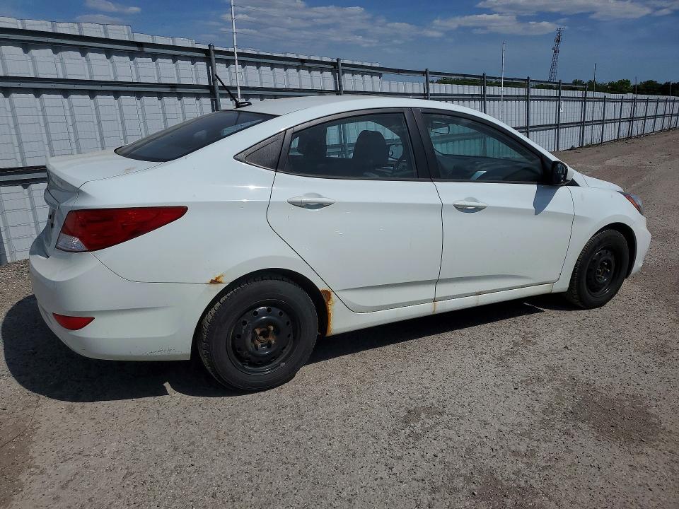2013 Hyundai VIN KMHCT4AE1DU297165 COPART salvage auction — MINOR DENT/SCRATCHES, On - Permit No Brand - Unfit, sold $900 on 2026-07-03 (photo 3)