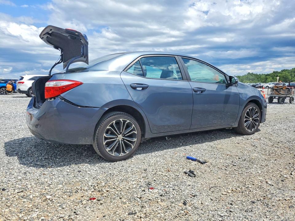 2016 Toyota Corolla VIN 5YFBURHE5GP464239 COPART salvage auction — REAR END, Sc - Cert Of Title-Salvage, sold $3,850 on 2026-07-27 (photo 3)