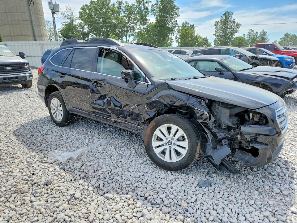 2017 Subaru Outback VIN 4S4BSAHC6H3383004 COPART salvage auction — FRONT END, Mi - Certificate Of Title, sold $1,650 on 2026-07-09 (photo 4)