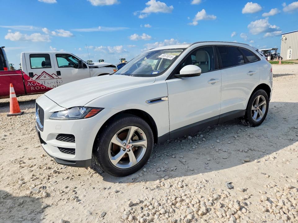 2018 Jaguar F-pace VIN SADCJ2FX0JA265379 COPART salvage auction — WATER/FLOOD, Tx - Salvage Title-Flood Damage, sold $2,200 on 2026-07-23 (photo 1)