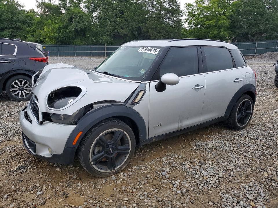 2013 Mini VIN WMWZC5C59DWL64470 COPART salvage auction — FRONT END, Tn - Salvage Certificate, sold $625 on 2026-07-28 (photo 1)