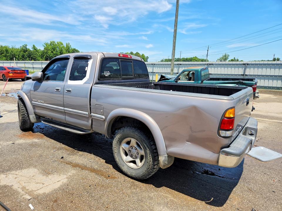 2000 Toyota Tundra VIN 5TBRT3815YS082631 COPART salvage auction — FRONT END, Al - Cert Of Title-Salvage Title, sold $600 on 2026-07-30 (photo 2)