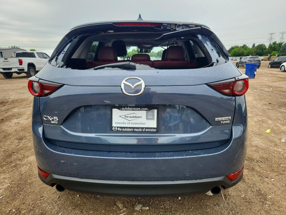 2021 Mazda Cx-5 VIN JM3KFBCY3M0466734 COPART salvage auction — ROOF, Il - Salvage Certificate, sold $7,500 on 2026-07-28 (photo 6)
