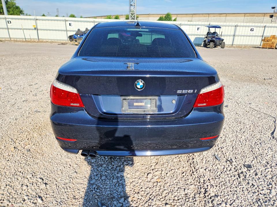 2009 BMW 5 series VIN WBANU53529BY65310 COPART salvage auction — NORMAL WEAR, Oh - Certificate Of Title, sold $5,600 on 2026-07-10 (photo 6)