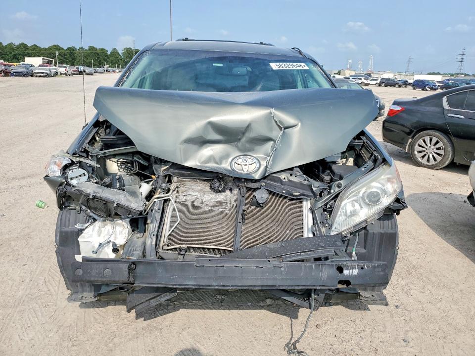 2012 Toyota VIN 5TDKK3DC9CS266160 COPART salvage auction — FRONT END, Tx - Salvage Vehicle Title, sold $1,350 on 2026-07-28 (photo 5)