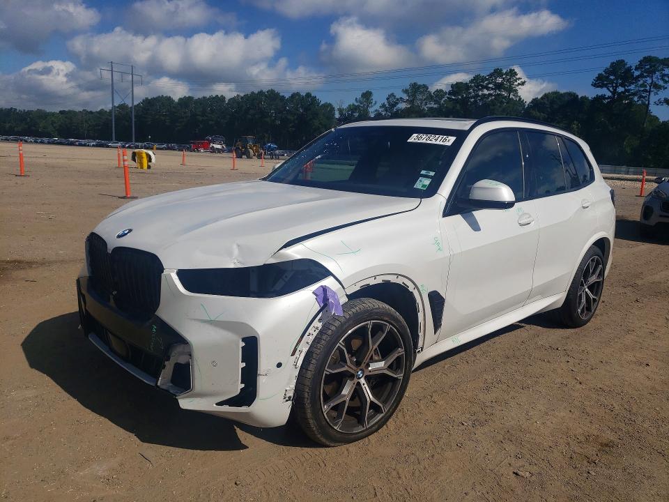 2024 BMW X5 VIN 5UX13EU00R9T80712 COPART salvage auction — FRONT END, La - Cert Of Title-Salvage, sold $7,700 on 2026-07-21 (photo 1)