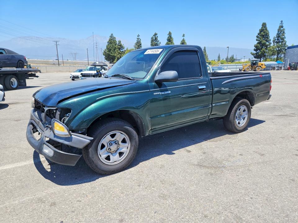 2001 Toyota Tacoma VIN 5TENL42N61Z860287 COPART salvage auction — FRONT END, Ca - Salvage Certificate, sold $525 on 2026-07-21 (photo 1)