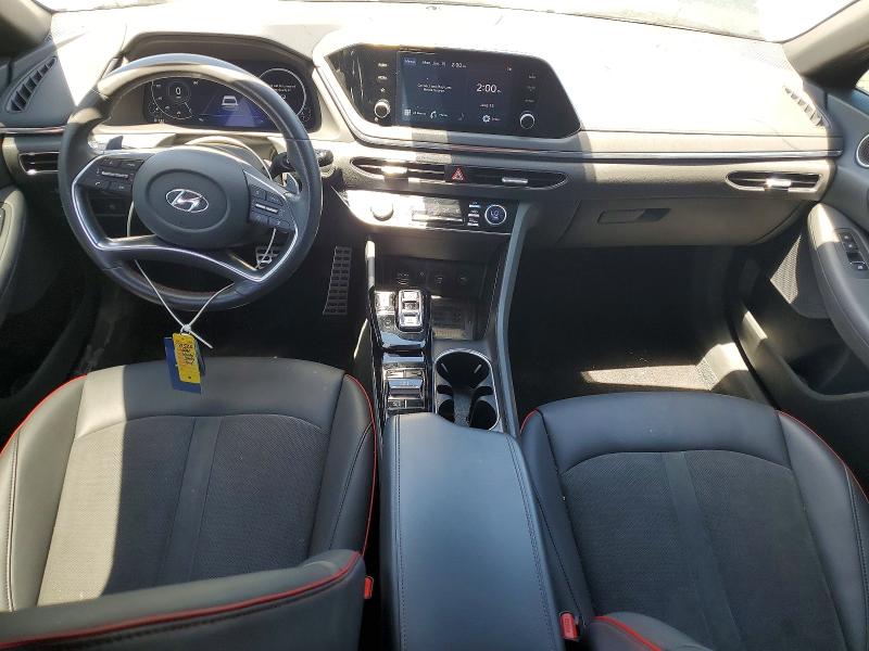 2021 Hyundai Sonata VIN 5NPEJ4J2XMH123162 COPART salvage auction — REAR END, CA - SALVAGE CERTIFICATE, sold $5,400 on 2026-07-21 (photo 8)