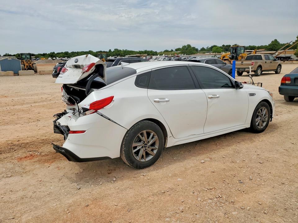 2019 Kia Optima VIN 5XXGT4L37KG324163 COPART salvage auction — REAR END, Ok - Cert Of Title-Salvage, sold $475 on 2026-07-02 (photo 3)