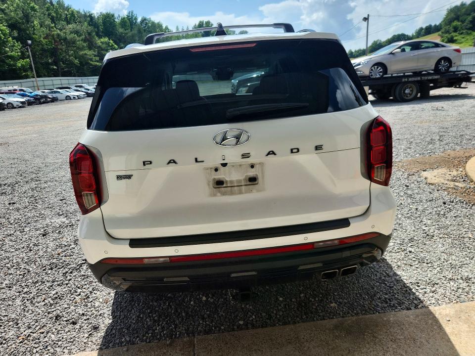 2024 Hyundai Palisade VIN KM8R34GE3RU665936 COPART salvage auction — WATER/FLOOD, MS - CERT OF TITLE - FLOOD SALVAGE, sold $11,000 on 2026-07-08 (photo 6)