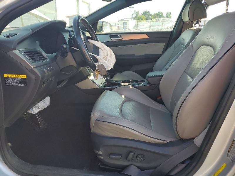 2015 Hyundai Sonata VIN 5NPE34AB0FH071859 COPART salvage auction — FRONT END, Id - Salvage Certificate Of Title, sold $1,350 on 2026-08-21 (photo 7)