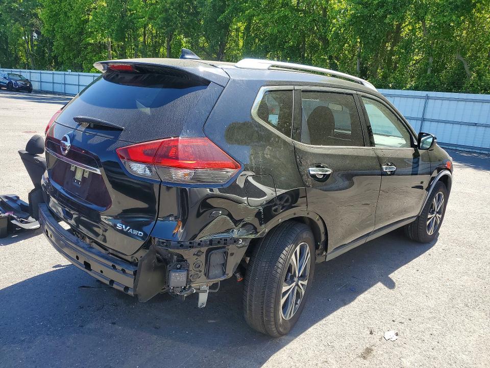 2020 Nissan Rogue VIN JN8AT2MV0LW121954 COPART salvage auction — REAR END, Nj - Cert Of Title-Salvage, sold $1,950 on 2026-07-30 (photo 3)