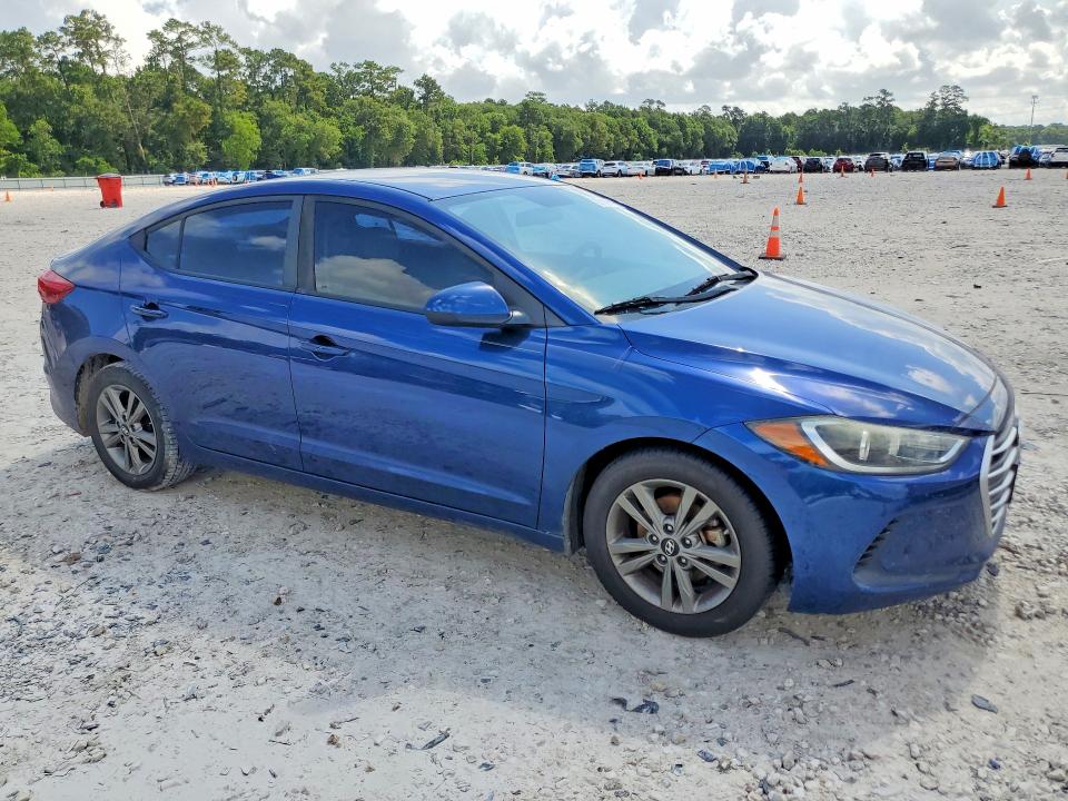 2017 Hyundai Elantra VIN 5NPD84LF1HH161005 COPART salvage auction — WATER/FLOOD, Tx - Salvage Title-Flood Damage, sold $1,100 on 2026-07-02 (photo 4)