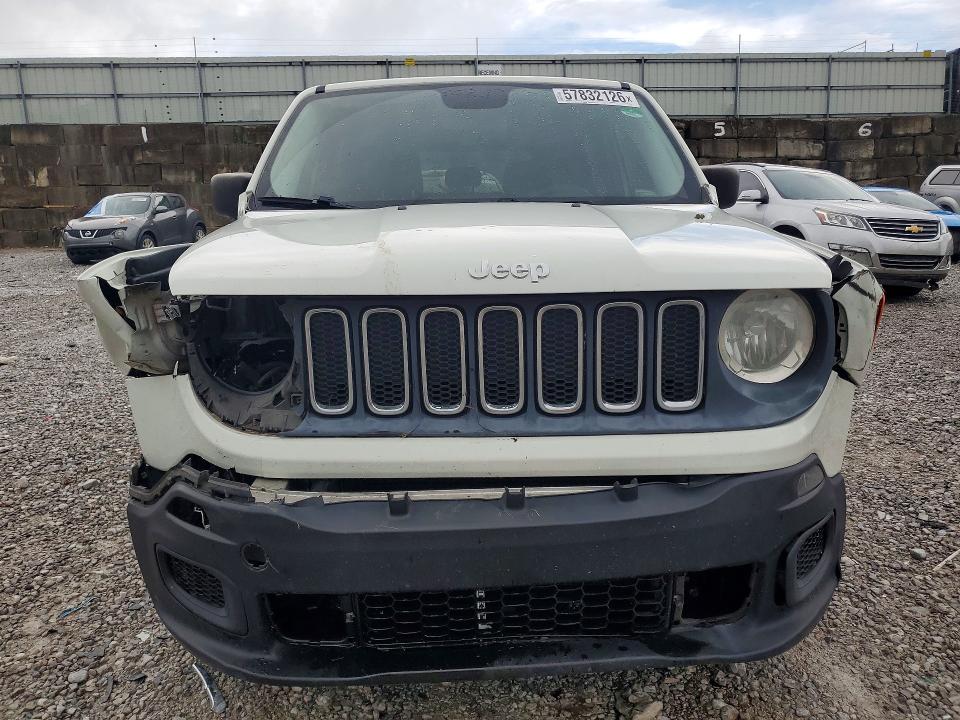 2015 Jeep VIN ZACCJBAT6FPC32359 COPART salvage auction — FRONT END, Ky - Cert Of Title-Salvage, sold $525 on 2026-08-14 (photo 5)