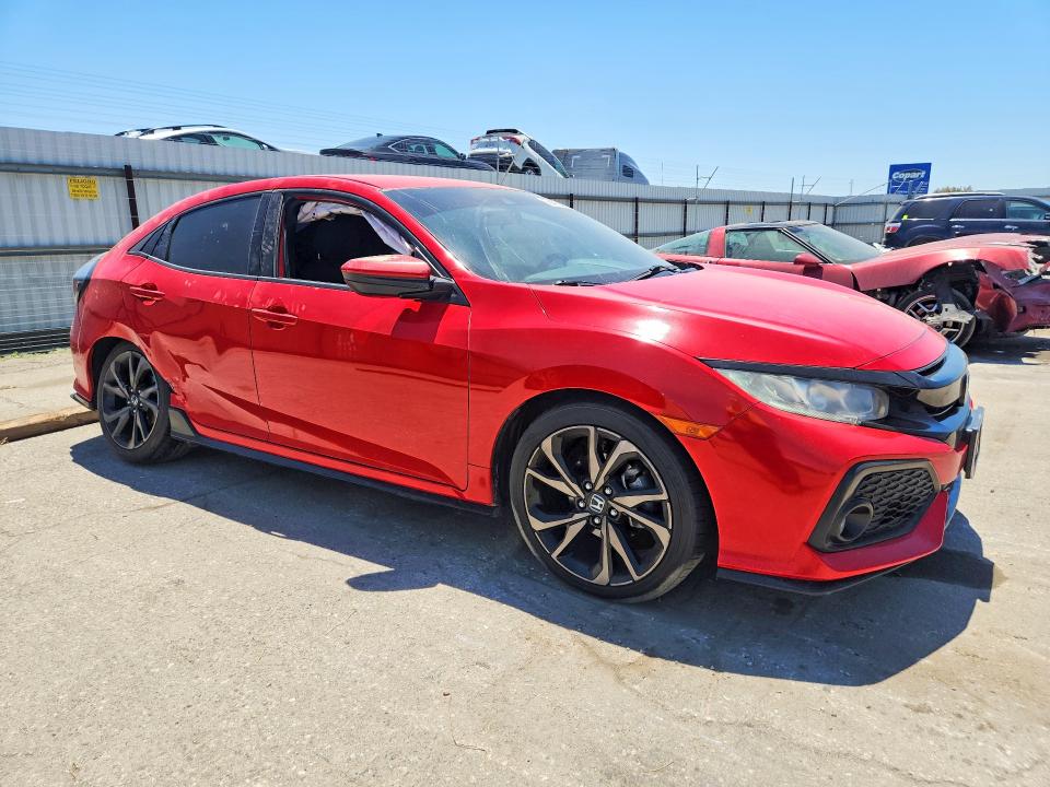 2019 Honda VIN SHHFK7H4XKU407654 COPART salvage auction — REAR END, Ca - Salvage Certificate, sold $7,700 on 2026-07-31 (photo 4)