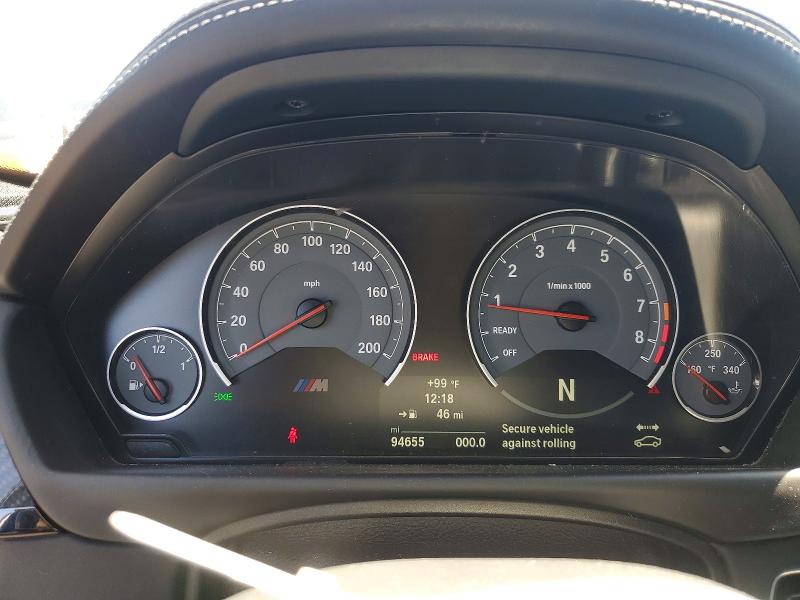 2017 BMW VIN WBS8M9C34H5G85986 COPART salvage auction — FRONT END, Ca - Salvage Certificate, sold $17,300 on 2026-07-02 (photo 9)