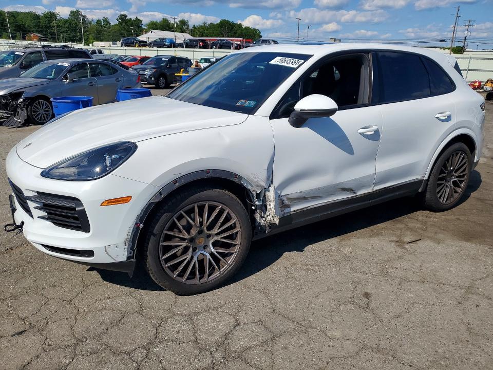 2019 Porsche Cayenne VIN WP1AA2AY5KDA13287 COPART salvage auction — SIDE, PA - CERTIFICATE OF SALVAGE, sold $14,600 on 2026-07-31 (photo 1)