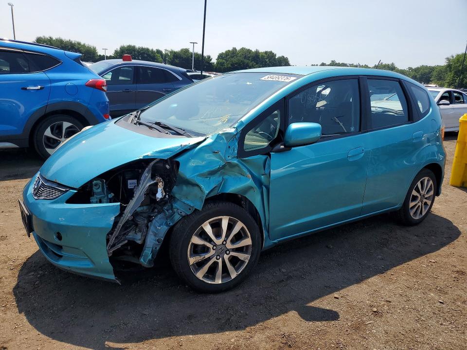 2013 Honda Fit VIN JHMGE8H31DC021732 COPART salvage auction — FRONT END, Ct - Cert Of Title-Salvage, sold $975 on 2026-07-16 (photo 1)
