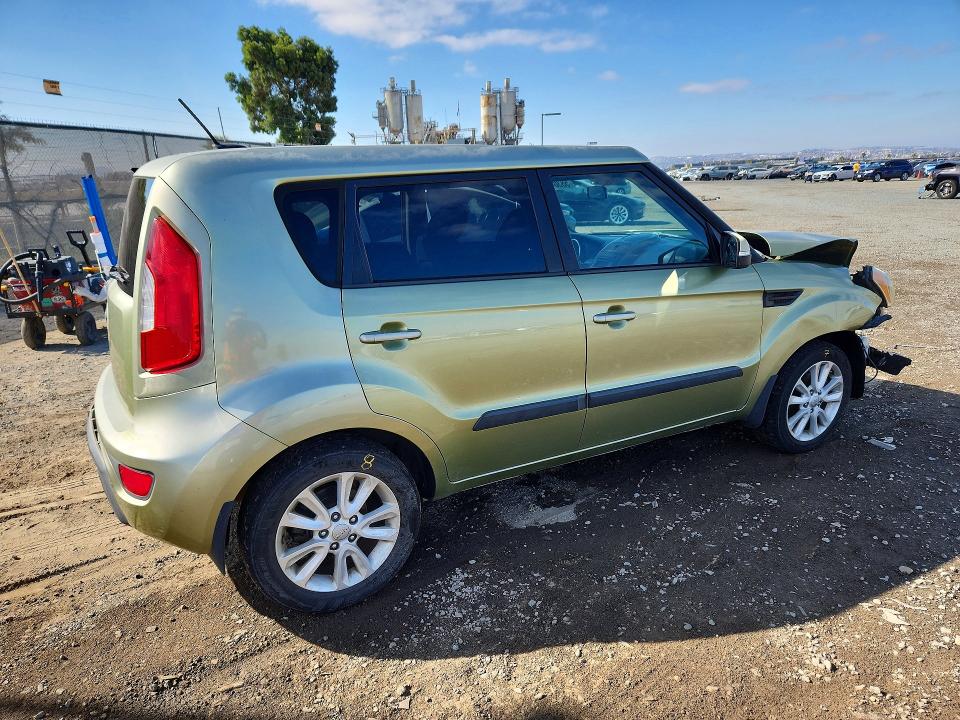 2013 Kia Soul VIN KNDJT2A64D7569571 COPART salvage auction — FRONT END, Ca - Salvage Certificate, sold $250 on 2026-07-21 (photo 3)