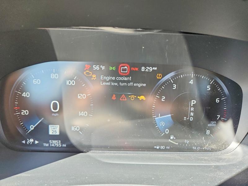 2021 Volvo S60 VIN 7JRA22TK7MG081987 COPART salvage auction — FRONT END, Co - Salvage Title, sold $6,100 on 2026-08-03 (photo 9)