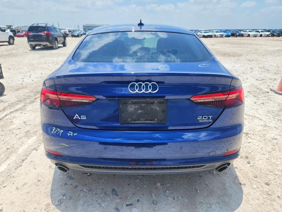2018 Audi VIN WAUENCF58JA117216 COPART salvage auction — HAIL, Tx - Certificate Of Title, sold $8,300 on 2026-07-23 (photo 6)