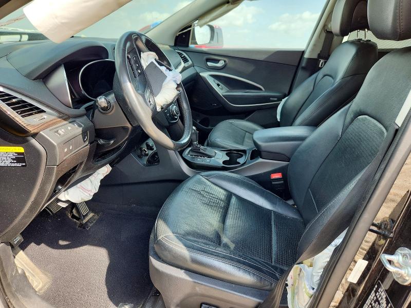 2016 Hyundai Santa fe VIN 5XYZW4LAXGG325907 COPART salvage auction — FRONT END, Tx - Salvage Vehicle Title, sold $1,350 on 2026-07-09 (photo 7)
