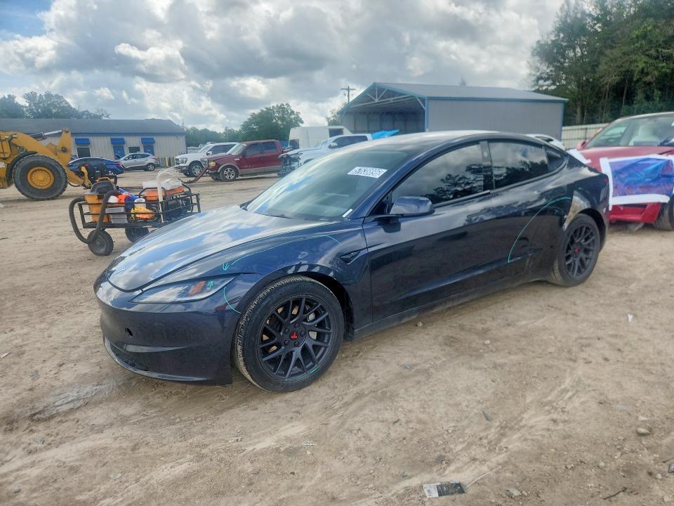 2024 Tesla Model 3 VIN 5YJ3E1EB3RF740879 COPART salvage auction — MECHANICAL, Fl - Certificate Of Title, sold $18,200 on 2026-07-14 (photo 1)