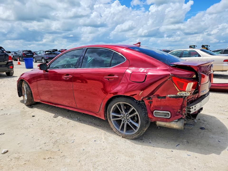 2011 Lexus Is VIN JTHBF5C22B5138757 COPART salvage auction — REAR END, Tx - Salvage Vehicle Title, sold $875 on 2026-07-09 (photo 2)