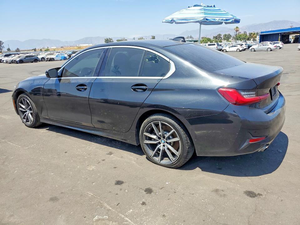 2019 BMW 3 series VIN 3MW5R1J55K8B00662 COPART salvage auction — ENGINE BURN, Wv - Dis/Dlr/Exp Only Clean Title (P), sold $7,300 on 2026-08-03 (photo 2)