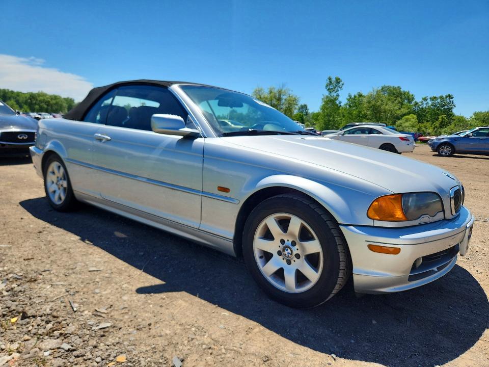 2001 BMW 3 series VIN WBABS33481JY41155 COPART salvage auction — HAIL, Oh - Cert Of Title-Salvage, sold $1,050 on 2026-07-09 (photo 4)