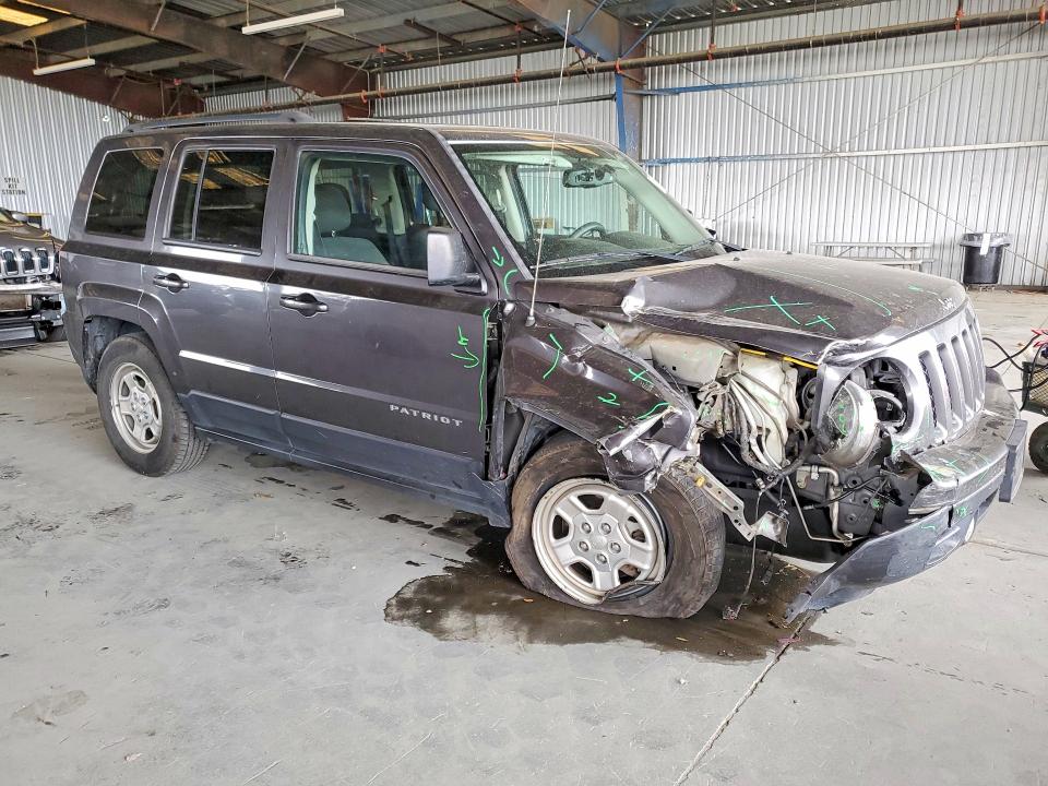 2017 Jeep Liberty (patriot) VIN 1C4NJPBA6HD120424 COPART salvage auction — FRONT END, Ca - Salvage Certificate, sold $125 on 2026-07-02 (photo 4)