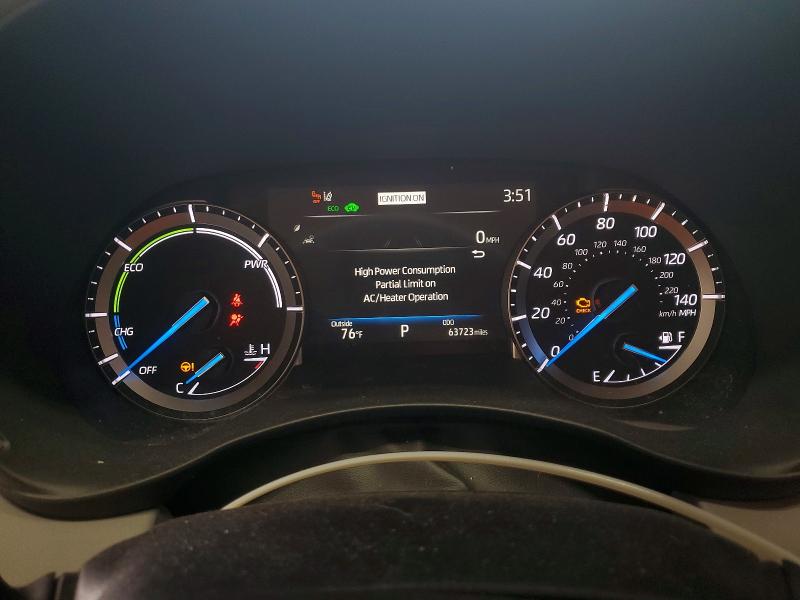 2022 Toyota VIN 5TDGBRCH5NS558736 COPART salvage auction — FRONT END, Ny - Mv-907A Salvage Certificate, sold $550 on 2026-07-27 (photo 9)