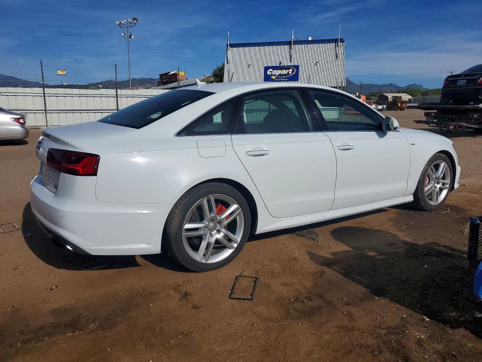 2016 Audi A6 VIN WAUGFAFC8GN073194 COPART salvage auction — FRONT END, Co - Salvage Title, sold $2,850 on 2026-08-05 (photo 3)