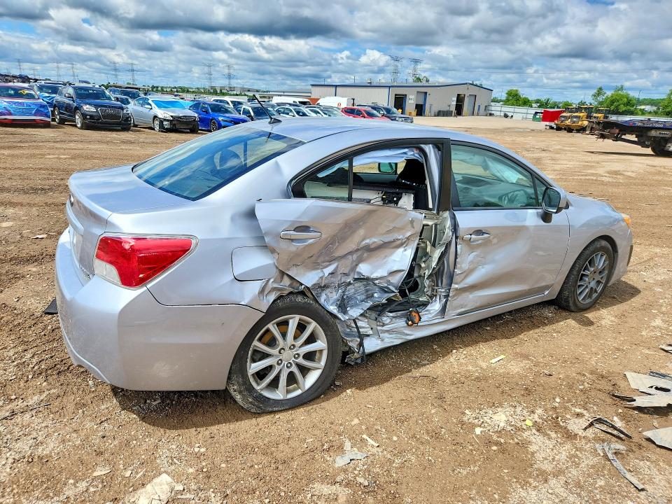 2012 Subaru VIN JF1GJAC68CH013351 COPART salvage auction — SIDE, Il - Salvage Certificate, sold $1,100 on 2026-07-30 (photo 3)