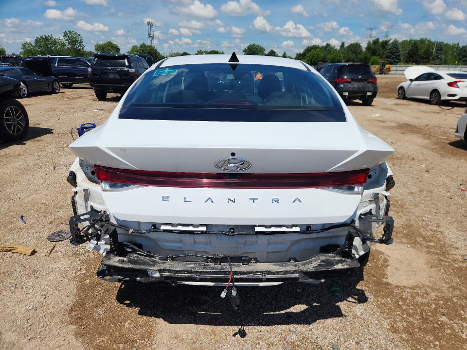 2021 Hyundai Elantra VIN 5NPLM4AG5MH029751 COPART salvage auction — REAR END, FL - CERTIFICATE OF TITLE, sold $5,600 on 2026-07-06 (photo 6)