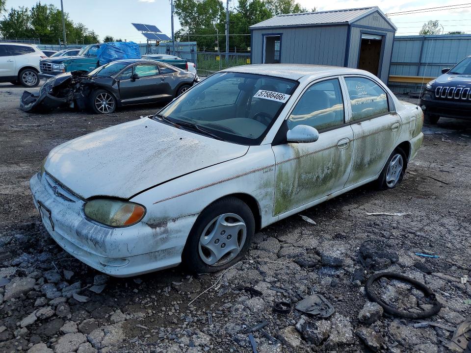 2001 Kia Sephia VIN KNAFB121615011750 COPART salvage auction — MECHANICAL, In - Certificate Of Title, sold $325 on 2026-07-13 (photo 1)