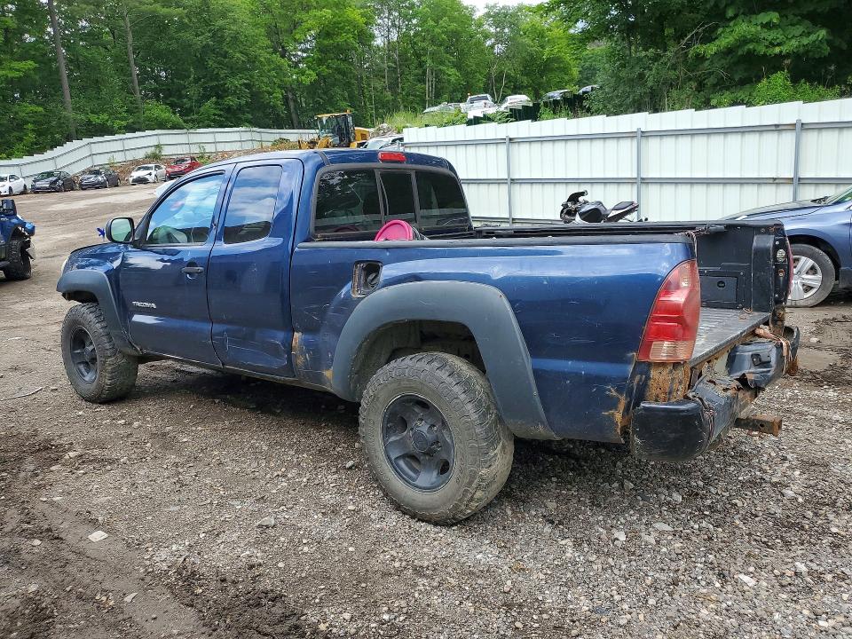 2007 Toyota Tacoma VIN 5TEUX42N87Z448428 COPART salvage auction — REAR END, Vt - Certificate Of Title, sold $1,850 on 2026-07-20 (photo 2)