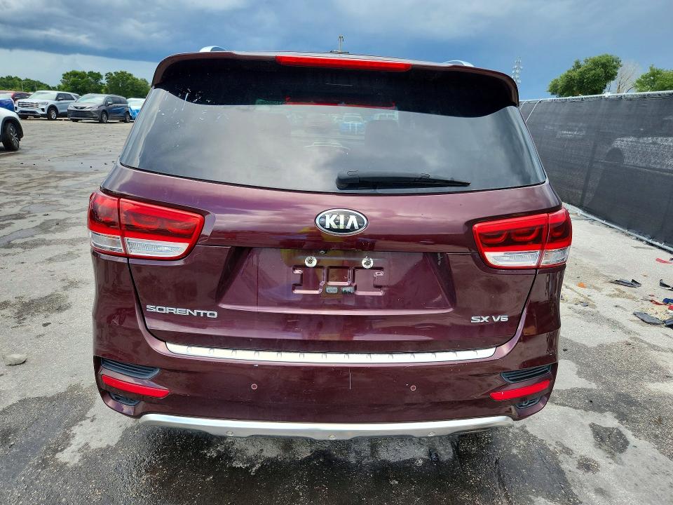 2017 Kia VIN 5XYPK4A57HG318326 COPART salvage auction — MECHANICAL, Fl - Certificate Of Title (P), sold $2,450 on 2026-07-30 (photo 6)