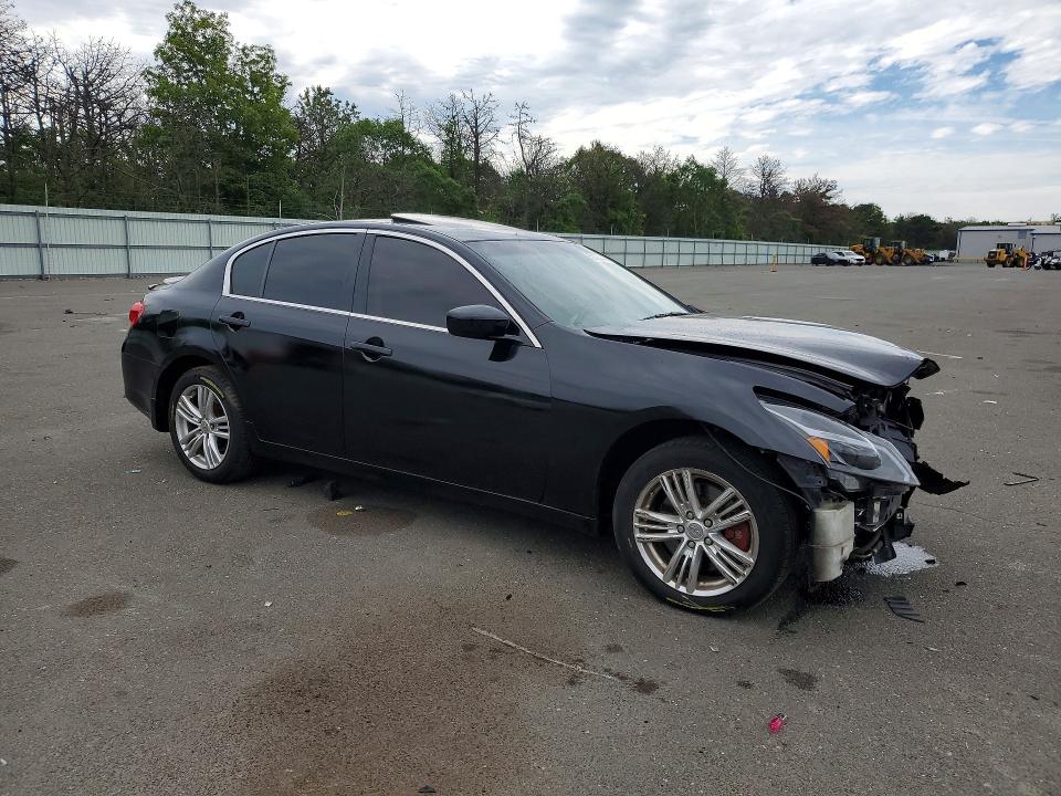 2011 Infiniti G37 VIN JN1CV6AR4BM410135 COPART salvage auction — FRONT END, Ny - Mv-907A Salvage Certificate, sold $425 on 2026-07-06 (photo 4)