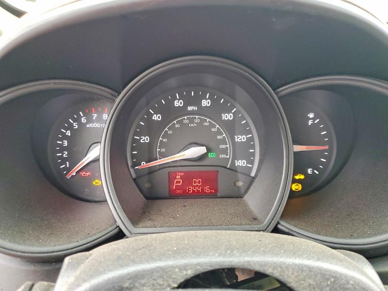 2013 Kia VIN KNADM4A32D6262706 COPART salvage auction — VANDALISM, Ca - Salvage Certificate, sold $225 on 2026-07-08 (photo 9)