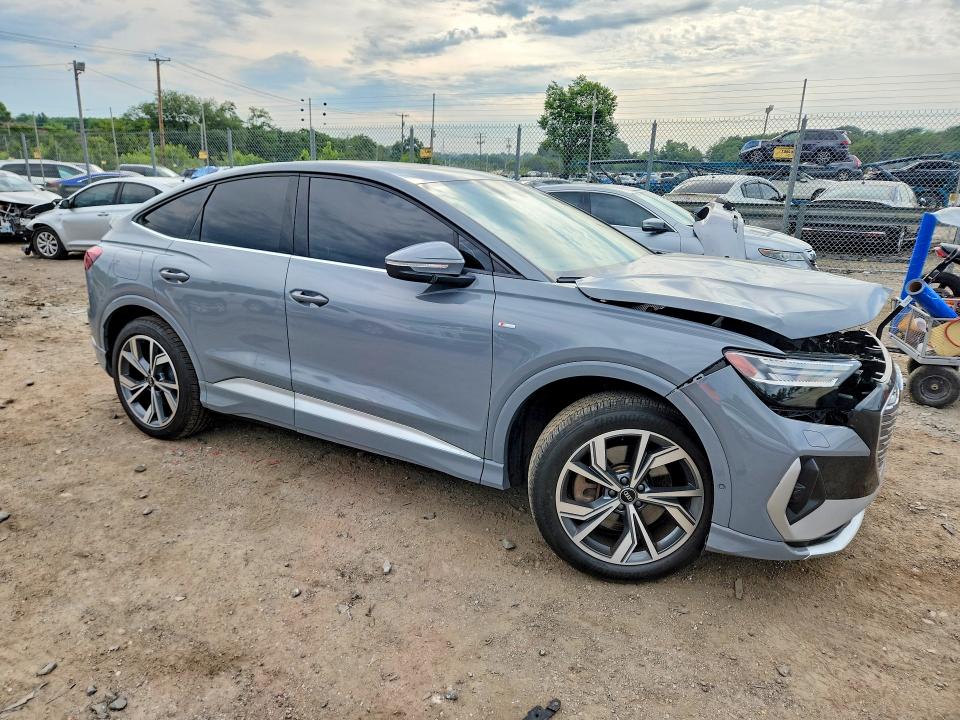 2023 Audi Q4 e-tron VIN WA142BFZ8PP025379 COPART salvage auction — FRONT END, Md - Cert Of Salvage > 75% Damage, sold $12,300 on 2026-07-07 (photo 4)