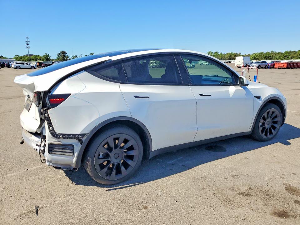 2023 Tesla VIN 7SAYGDEE3PF632418 COPART salvage auction — REAR END, Ny - Mv-907A Salvage Certificate, sold $12,600 on 2026-07-13 (photo 3)