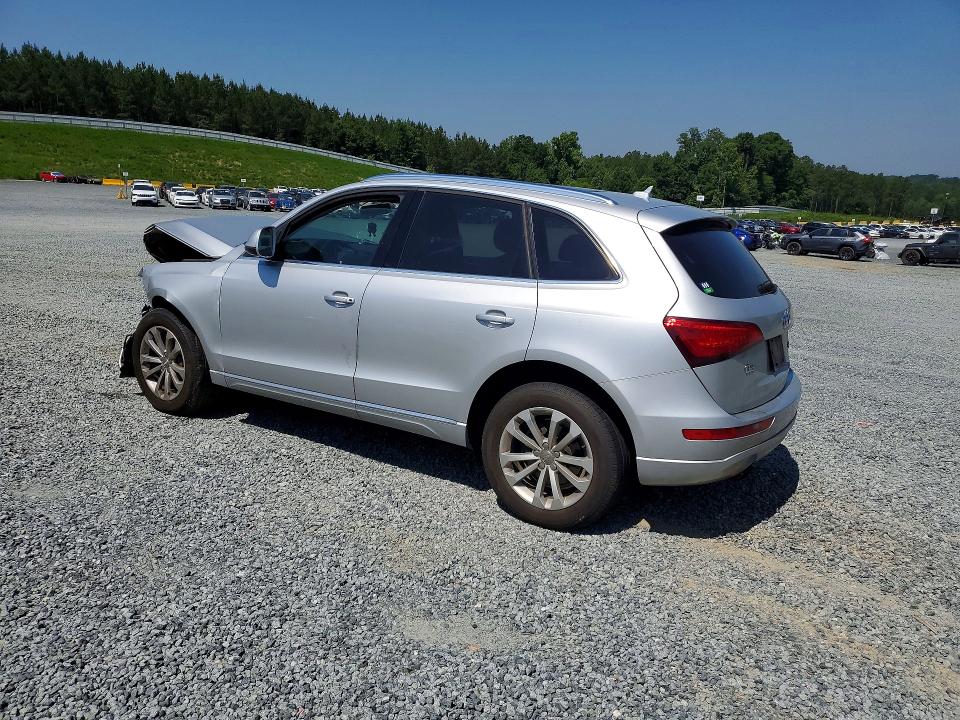 2014 Audi Q5 VIN WA1CFAFP8EA047651 COPART salvage auction — FRONT END, Nc - Salvage Certificate Of Title, sold $200 on 2026-07-23 (photo 2)