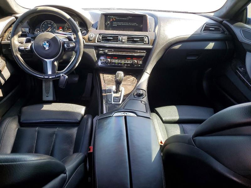 2014 BMW 6er VIN WBA6A0C51ED317619 COPART salvage auction — FRONT END, Nv - Salvage Title, sold $3,500 on 2026-07-20 (photo 8)