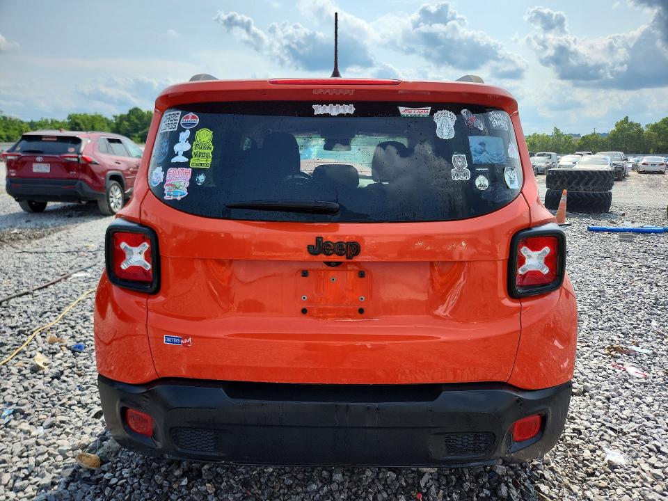 2017 Jeep VIN ZACCJABB6HPG43280 COPART salvage auction — FRONT END, Al - Cert Of Title-Salvage Title, sold $250 on 2026-07-28 (photo 6)